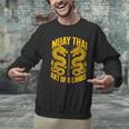 Muay Thai Dragons Thai Boxing Fighter Men Graphic Sweatshirt