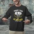 Muay Thai Elephant Martial Arts Thai Boxing Coach Lover Men Graphic Sweatshirt