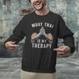 Muay Thai Fighter Martial Arts Sport Muay Thai Men Graphic Sweatshirt