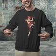 Muay Thai Girl Anime Japan Thaiboxer Kickboxing Muay Thai Men Graphic Sweatshirt