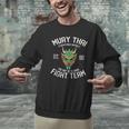 Muay Thai Oni Fight Team Kickboxing Men Graphic Sweatshirt