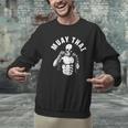 Muay Thai Skeleton Fighter MMA Club Coach Martial Arts Fight Men Graphic Sweatshirt Muay Thai Skeleton Fighter MMA Club Coach Martial Arts Fight Men Graphic Sweatshirt