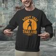 Muay Thai Thailand 1968 Slogan Sport Men Graphic Sweatshirt