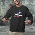 Patriotic American Flag Floating USA Swimming Team Men Graphic Sweatshirt Patriotic American Flag Floating USA Swimming Team Men Graphic Sweatshirt
