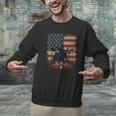 Patriotic Drum Kit Silhouette American Flag Men Graphic Sweatshirt Patriotic Drum Kit Silhouette American Flag Men Graphic Sweatshirt