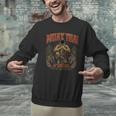 Retro Thailand Muay Thai Thai Boxing Fighter Art Men Graphic Sweatshirt Retro Thailand Muay Thai Thai Boxing Fighter Art Men Graphic Sweatshirt