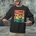 Retro Vintage Swimming For Swimmers Men Graphic Sweatshirt Retro Vintage Swimming For Swimmers Men Graphic Sweatshirt