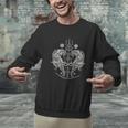 Sak Yant Thai Tattoo Twin Tiger For Muay Thai Fighter Boxing Men Graphic Sweatshirt