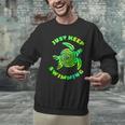 Sea Turtle Just Keep Swimming Ocean Beach Vacation Men Graphic Sweatshirt Sea Turtle Just Keep Swimming Ocean Beach Vacation Men Graphic Sweatshirt