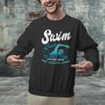 Swim Coach Swimming Lesson Sport Professional Instructor Men Graphic Sweatshirt