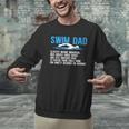 Swim Dad Definition Swimming Dad Of A Swimmer Father Men Graphic Sweatshirt