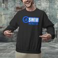 Swim Instructor Swimming Teacher Classes Men Graphic Sweatshirt