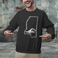 Swimming Apparel Mississippi Swimmer Training Men Graphic Sweatshirt
