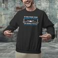 Swimming Apparel For Swim Team Heartbeat Swimmer Men Graphic Sweatshirt