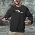 Swimming Evolution For Swimmers Men Graphic Sweatshirt Swimming Evolution For Swimmers Men Graphic Sweatshirt