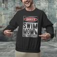 Swimming Swimmer DANGER Swim Mom Men Graphic Sweatshirt Swimming Swimmer DANGER Swim Mom Men Graphic Sweatshirt