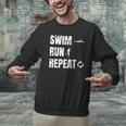Swimrun Endurance Sports Swimming Running Swim Run Men Graphic Sweatshirt Swimrun Endurance Sports Swimming Running Swim Run Men Graphic Sweatshirt
