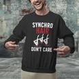 Synchronized Swimming Art For Men Women Synchronized Swim Men Graphic Sweatshirt