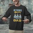 Synchronized Swimming Dad Favorite Synchro Swimmer Artistic Men Graphic Sweatshirt