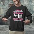 Never Underestimate A Woman Thai Boxing Muay Thai Fighter Men Graphic Sweatshirt Never Underestimate A Woman Thai Boxing Muay Thai Fighter Men Graphic Sweatshirt