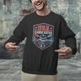 USA Canoe Kayak Paddling American Flag Emblem Men Graphic Sweatshirt