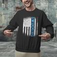 USA Flag Swimming Swim American Swimmer Men Graphic Sweatshirt USA Flag Swimming Swim American Swimmer Men Graphic Sweatshirt