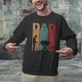 Vintage BBQ Dad Silhouette Father's Day Retro Men Graphic Sweatshirt