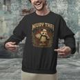 Vintage Muay Thai Gym Thai Boxing Training Fighter Panda Men Graphic Sweatshirt Vintage Muay Thai Gym Thai Boxing Training Fighter Panda Men Graphic Sweatshirt