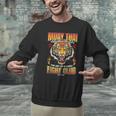 Vintage Muay Thai Twin Tiger Art Of 8 Limbs Men Graphic Sweatshirt