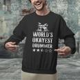 Vintage World'S Okayest Drummer Drum Kit Men Graphic Sweatshirt Vintage World'S Okayest Drummer Drum Kit Men Graphic Sweatshirt