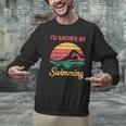 Water Rat Water Sports Hobby Swimming Club Swimming Men Graphic Sweatshirt Water Rat Water Sports Hobby Swimming Club Swimming Men Graphic Sweatshirt