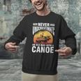 Women's Canoe Old Man Men Graphic Sweatshirt