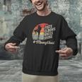 Women's Muay Thai Martial Arts Fighter Retro Vintage Sunset Graphic Men Graphic Sweatshirt