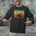 Women's Retro Drum Kit Silhouette With Color Stripes Men Graphic Sweatshirt Women's Retro Drum Kit Silhouette With Color Stripes Men Graphic Sweatshirt