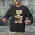 Women's Sticky Hands Steady Mind Muay Thai Boxing Men Graphic Sweatshirt