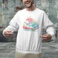 Canoe Bear Canoeing Raglan Baseball Tee Men Graphic Sweatshirt