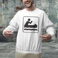 Cool Outdoor Water Sport Canoe Raglan Baseball Tee Men Graphic Sweatshirt