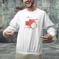 Drum Kit Drummer Band Musical Instrument Rock Music Men Graphic Sweatshirt Drum Kit Drummer Band Musical Instrument Rock Music Men Graphic Sweatshirt