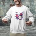 Drum Kit Electronic Drums Sweatshirt Men Graphic Sweatshirt Drum Kit Electronic Drums Sweatshirt Men Graphic Sweatshirt
