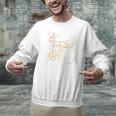 Drum Kit Vintage Look Music Concert Sweatshirt Men Graphic Sweatshirt