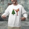 Festive Muay Thai Santa Christmas Men Graphic Sweatshirt