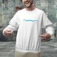 Freestyle Swimming Raglan Baseball Tee Men Graphic Sweatshirt