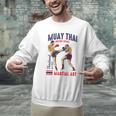 Muay Thai Boxing Spirit Martial Art Men Graphic Sweatshirt Muay Thai Boxing Spirit Martial Art Men Graphic Sweatshirt