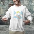 Paddle Retro Style Canoe & Outdoors Simple Canoeing Graphic Men Graphic Sweatshirt