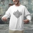 Sak Yant Muay Thai MMA Tattoo Twin Tiger Martial Art Boxing Men Graphic Sweatshirt