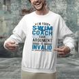 Swim Coach Swimming Coach Men Graphic Sweatshirt Swim Coach Swimming Coach Men Graphic Sweatshirt
