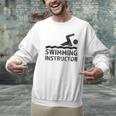 Swimming Instructor Lesson Swim Coach Men Graphic Sweatshirt Swimming Instructor Lesson Swim Coach Men Graphic Sweatshirt