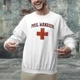 Swimming Pool Manager Beach Vacay Lifeguards Swim Cruise Men Graphic Sweatshirt