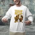 Thinking About Meat BBQ Dad Humor Raglan Baseball Tee Men Graphic Sweatshirt