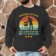 Bbq Dad Cooler Retro Barbecue Grill Fathers Day Daddy Papa Men Graphic Sweatshirt